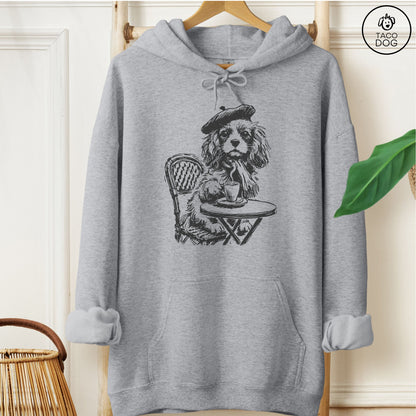 Cavalier King Charles Spaniel Paris Hoodie