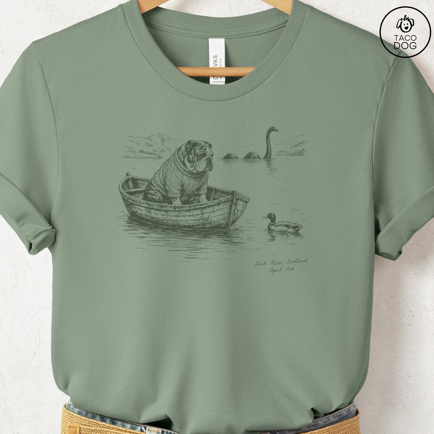 English Bulldog Loch T-Shirt