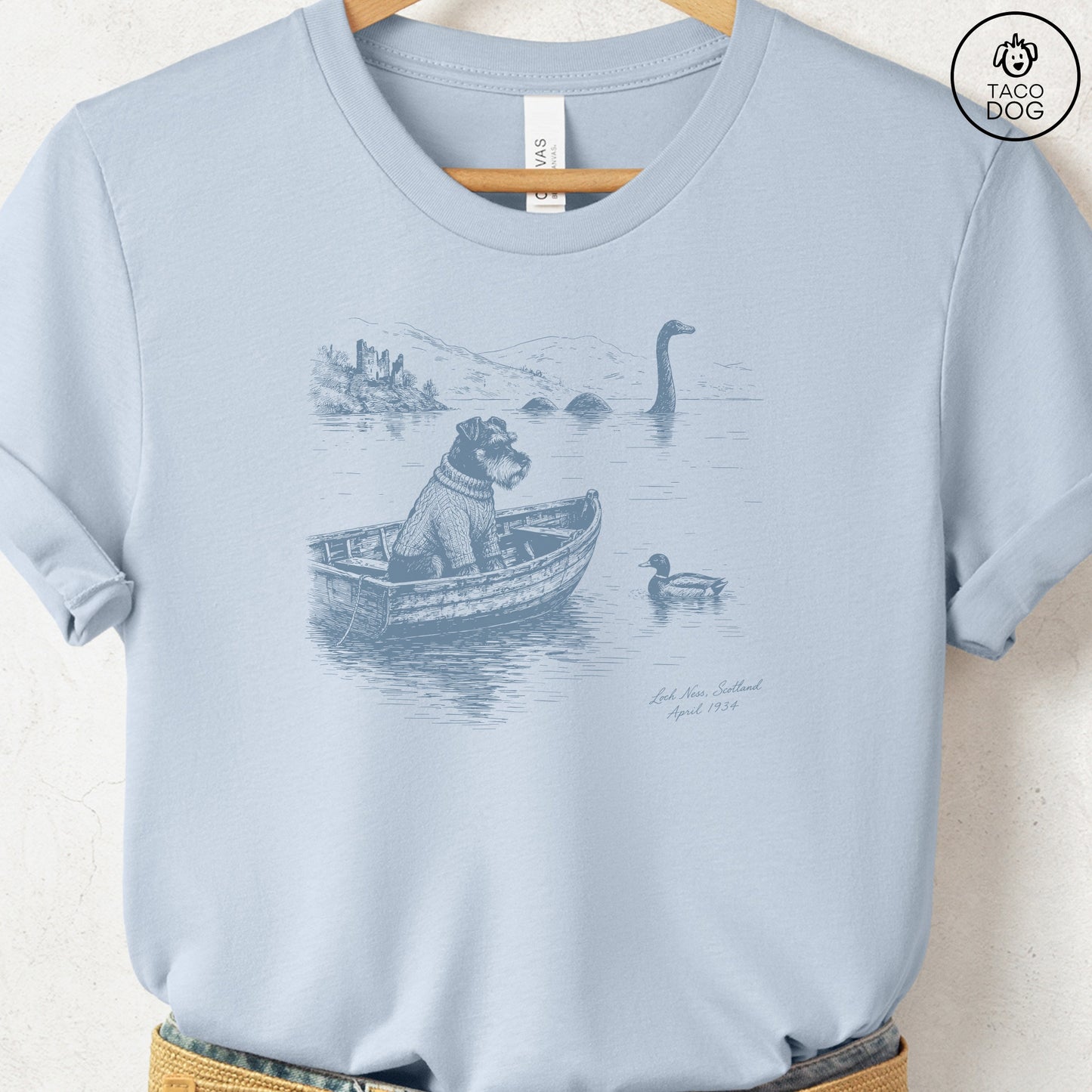 Schnauzer Loch T-Shirt