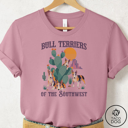 Bull Terrier of the Southwest T-Shirt Orchid Taco-Dog