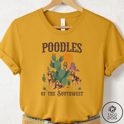 Poodle of the Southwest T-Shirt Mustard Taco-Dog
