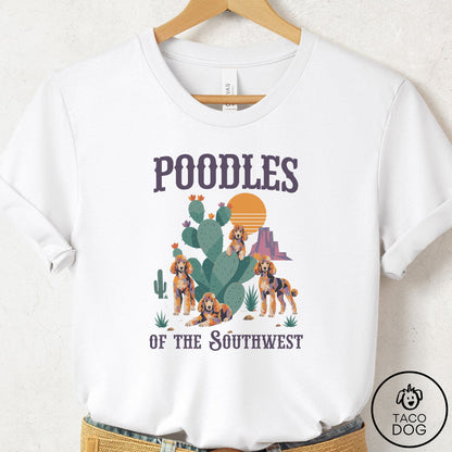 Poodle of the Southwest T-Shirt White Taco-Dog
