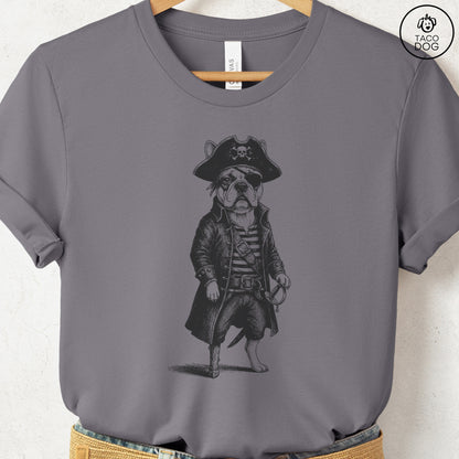 French Bulldog Frenchie Pirate T-Shirt Storm S Taco-Dog