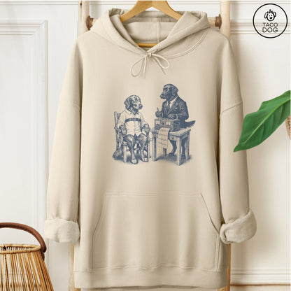 Flat-Coated Retriever Polygraph Hoodie Sand Taco-Dog