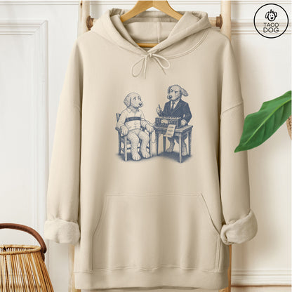 Doodle Polygraph Hoodie Sand Taco-Dog