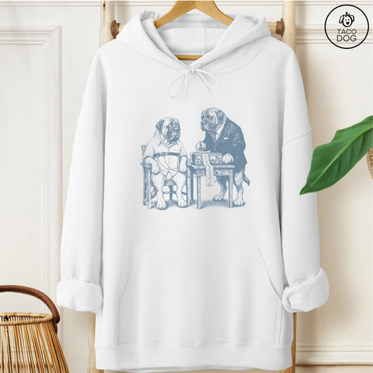 Mastiff Polygraph Hoodie White Taco-Dog