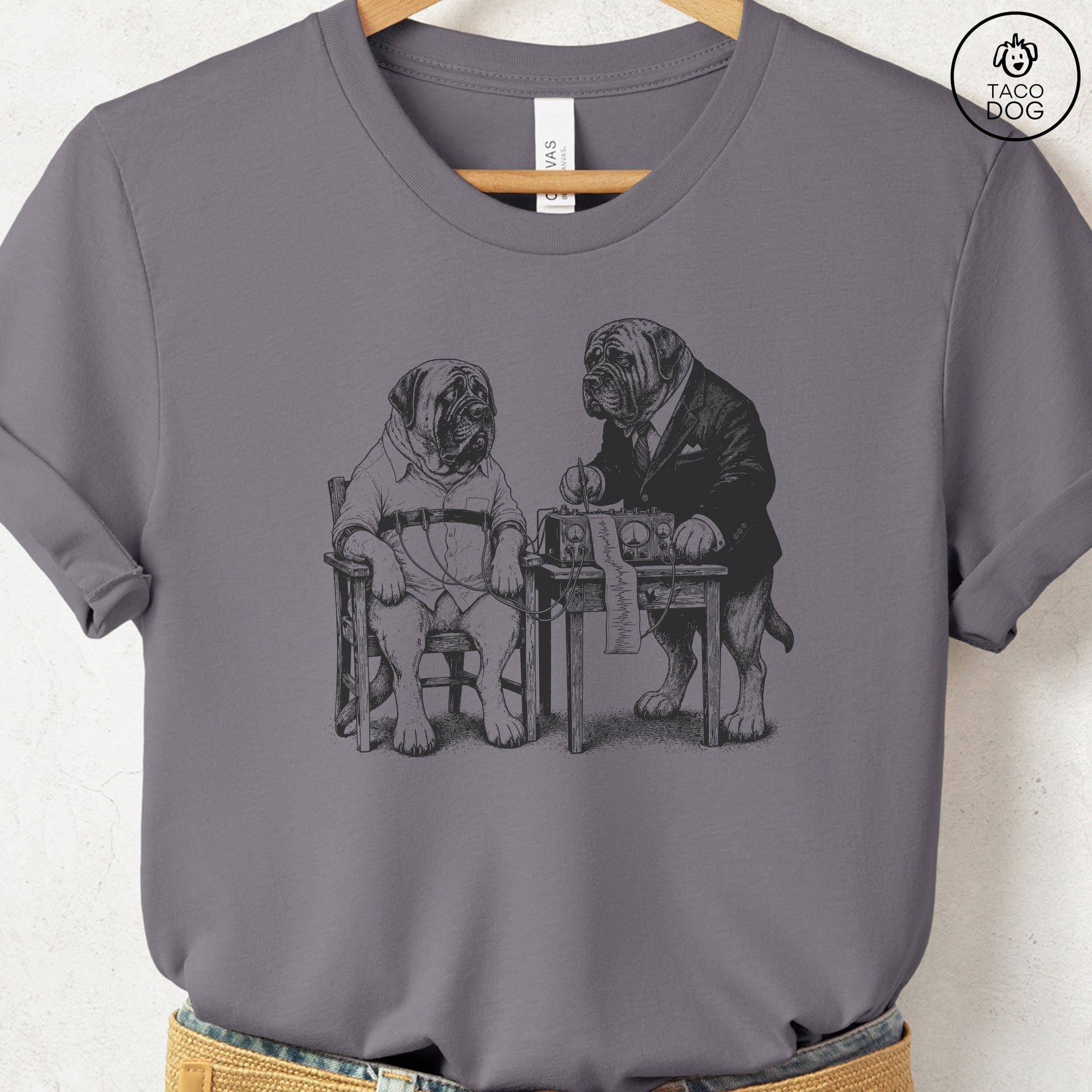 Mastiff Polygraph T-Shirt Storm Taco-Dog
