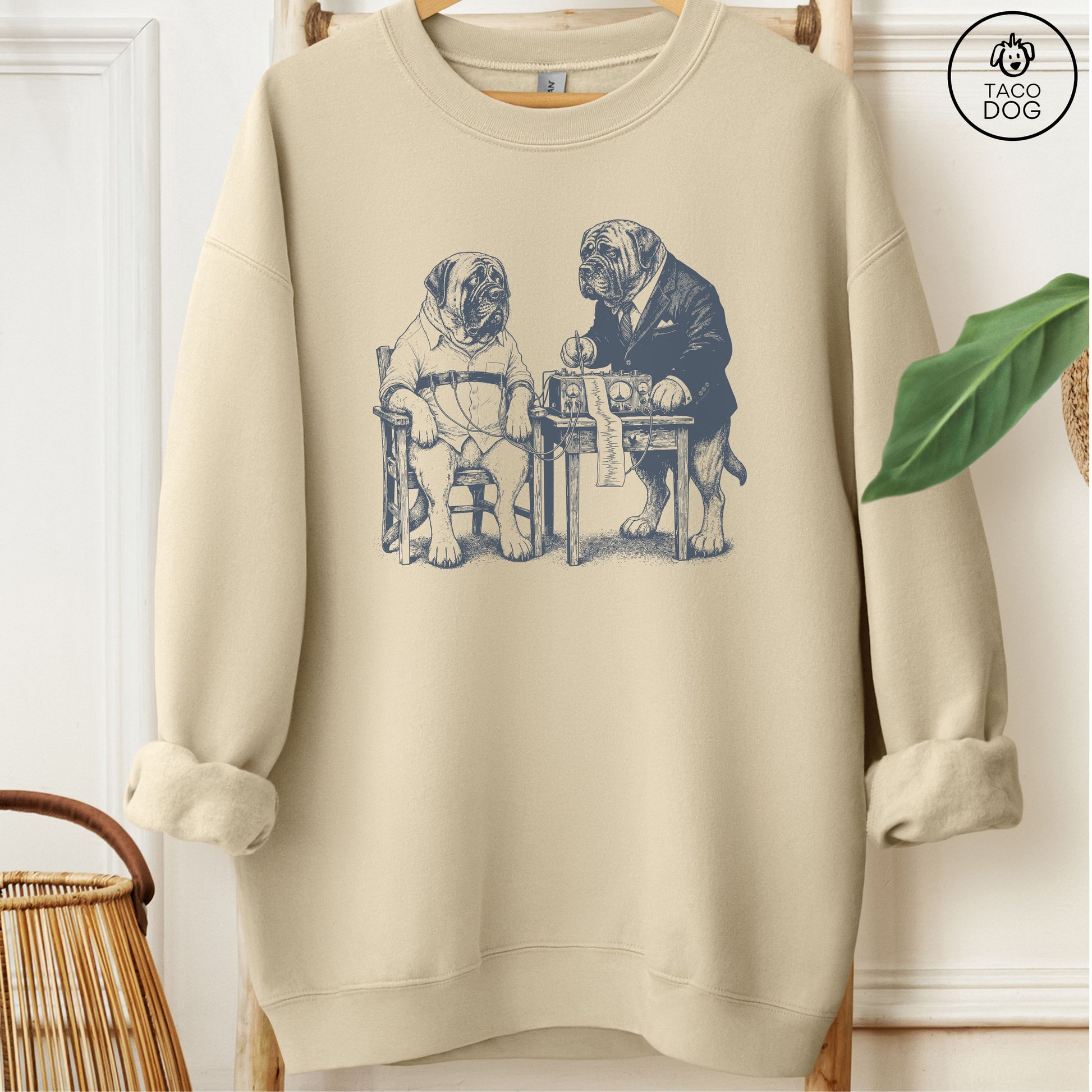 Mastiff Polygraph Sweatshirt Sand Taco-Dog