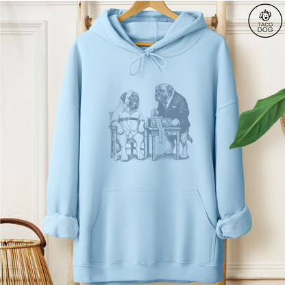 Mastiff Polygraph Hoodie Light Blue Taco-Dog