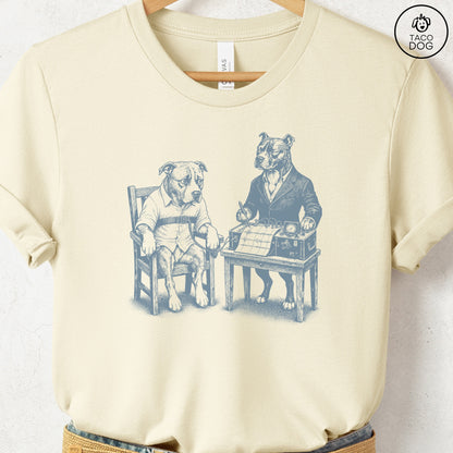 Pitbull Polygraph T-Shirt Natural Taco-Dog