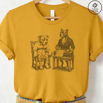 Pitbull Polygraph T-Shirt Mustard Taco-Dog