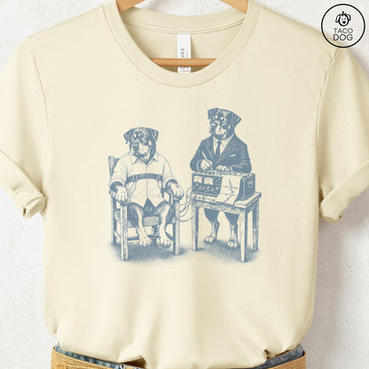 Rottweiler Polygraph T-Shirt Natural Taco-Dog