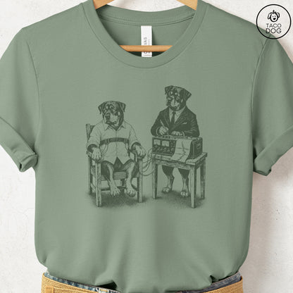 Rottweiler Polygraph T-Shirt Sage Taco-Dog