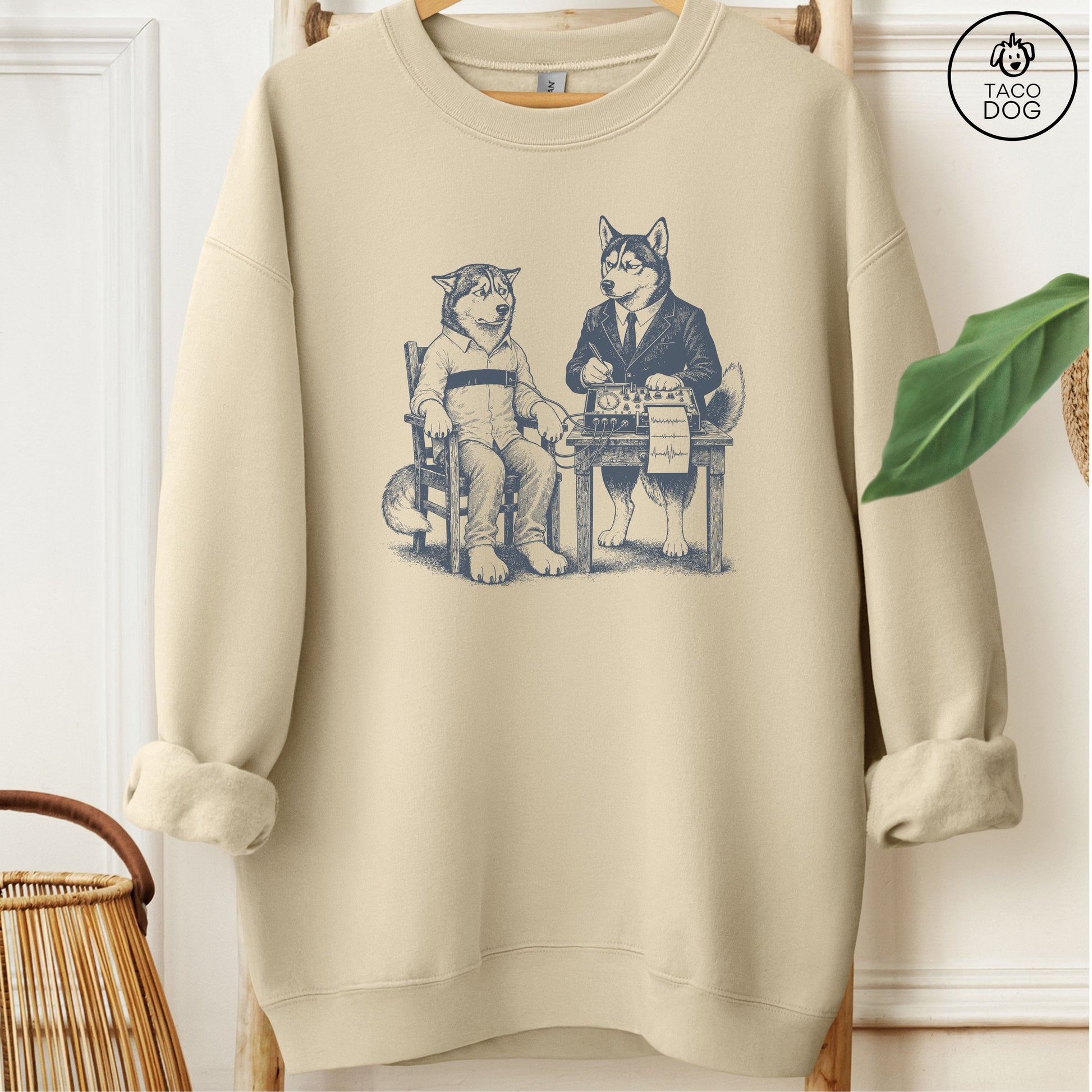 Husky Polygraph Sweatshirt Sand Taco-Dog