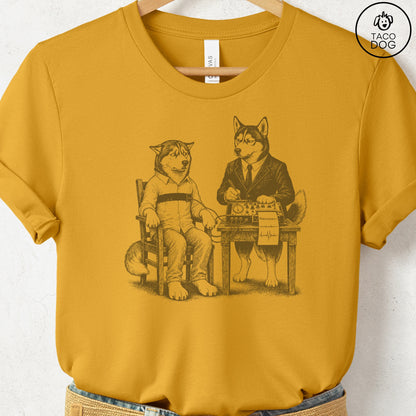 Husky Polygraph T-Shirt Mustard Taco-Dog