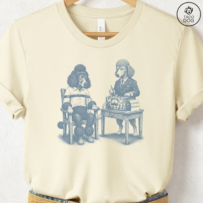 Poodle Polygraph T-Shirt Natural Taco-Dog