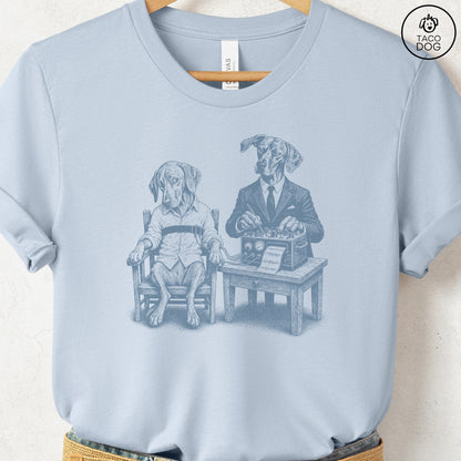 Vizsla Polygraph T-Shirt Light Blue Taco-Dog
