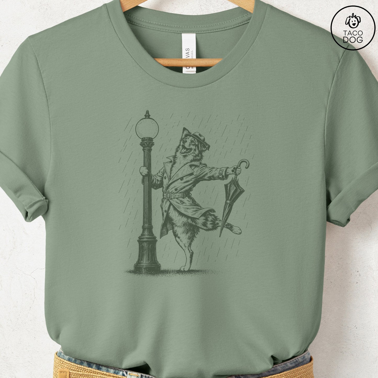 Australian Shepherd Rain T-Shirt