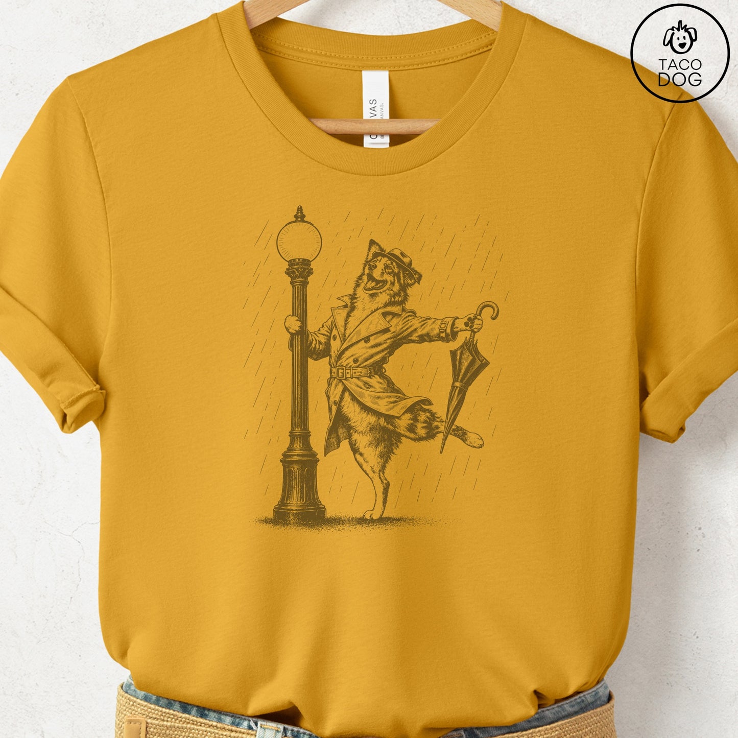 Australian Shepherd Rain T-Shirt