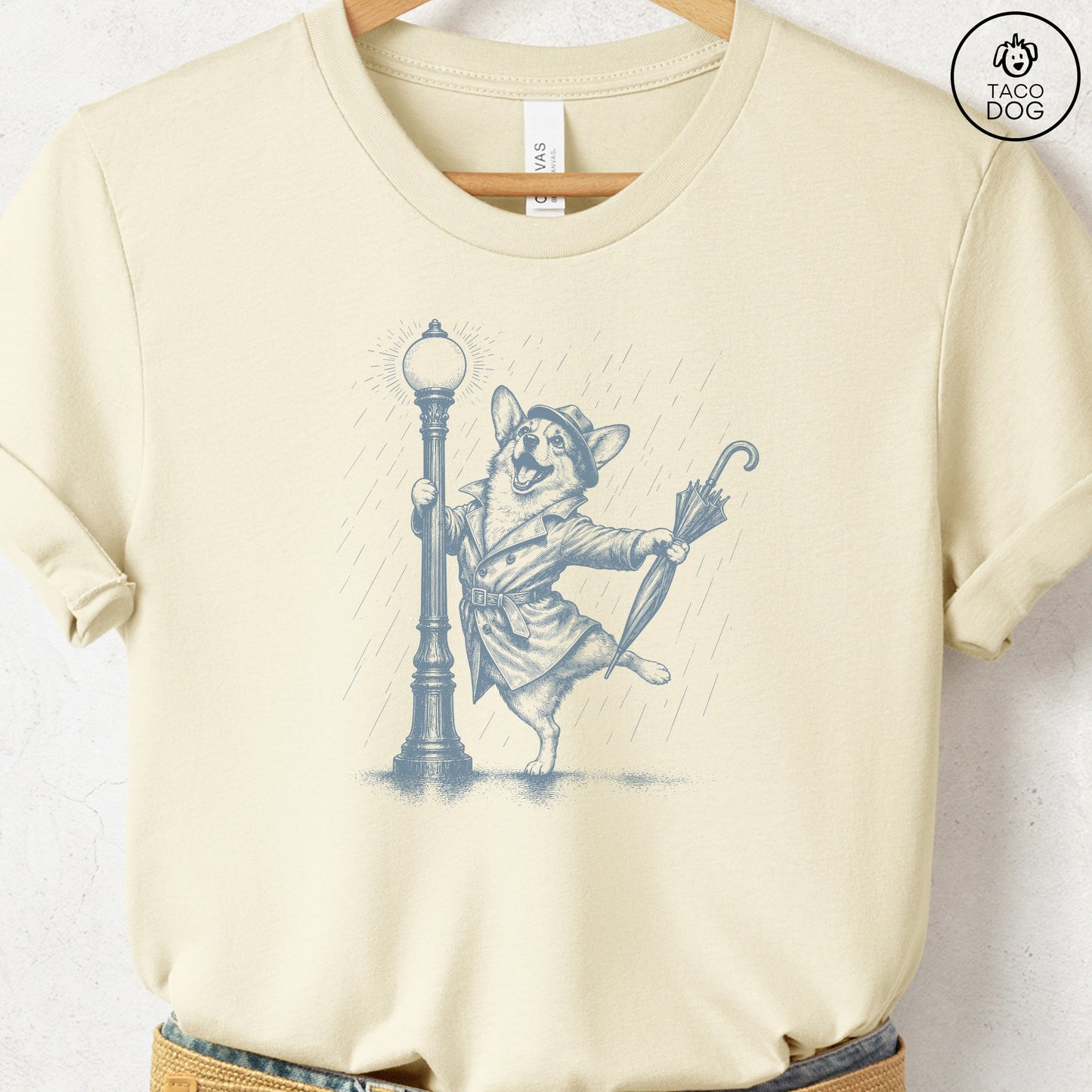 Corgi Rain T-Shirt