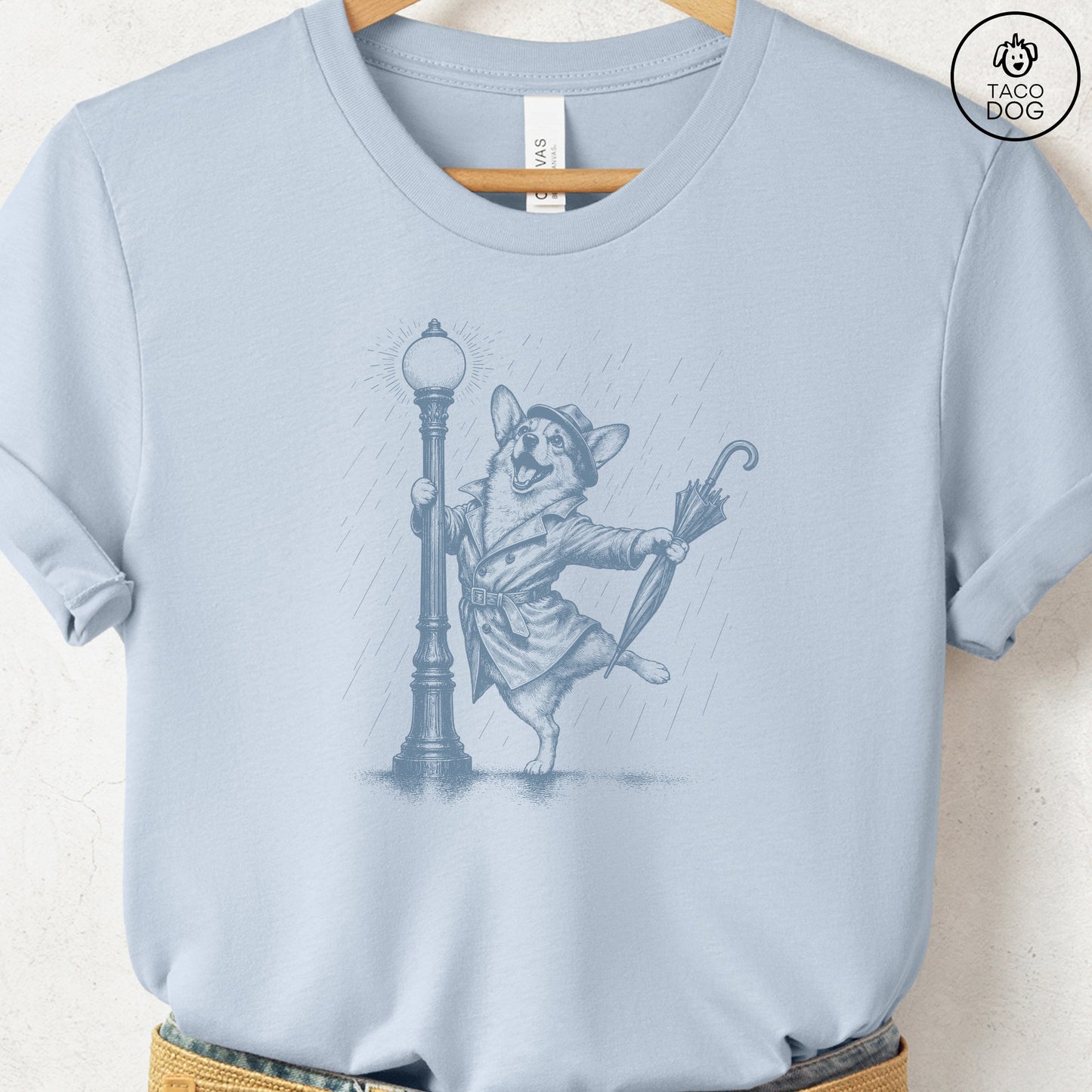 Corgi Rain T-Shirt