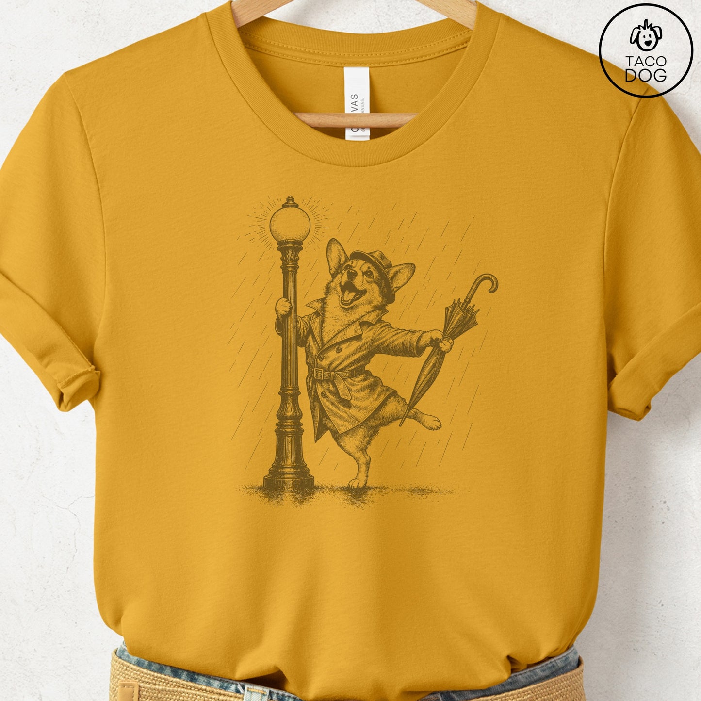 Corgi Rain T-Shirt