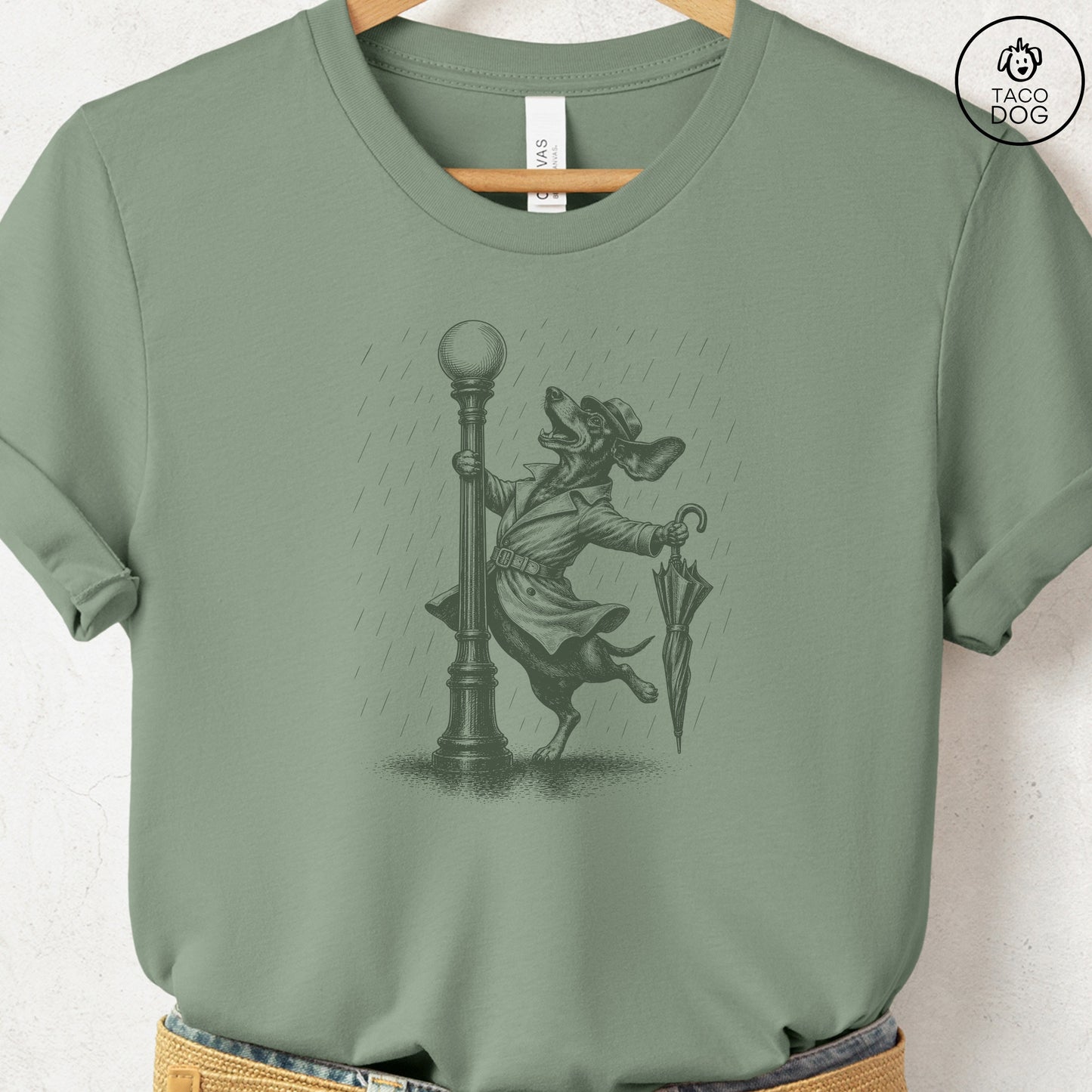 Dachshund Rain T-Shirt