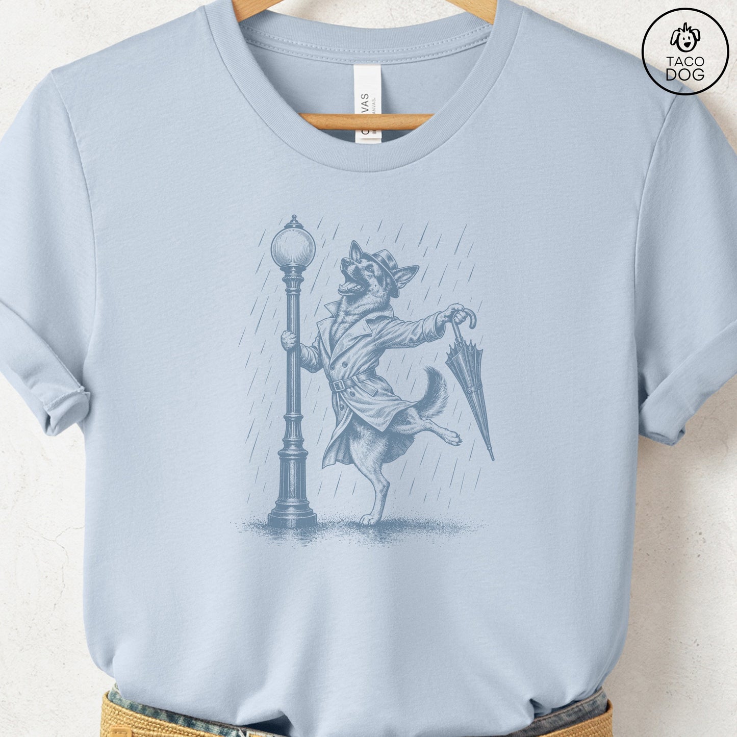 German Shepherd Rain T-Shirt