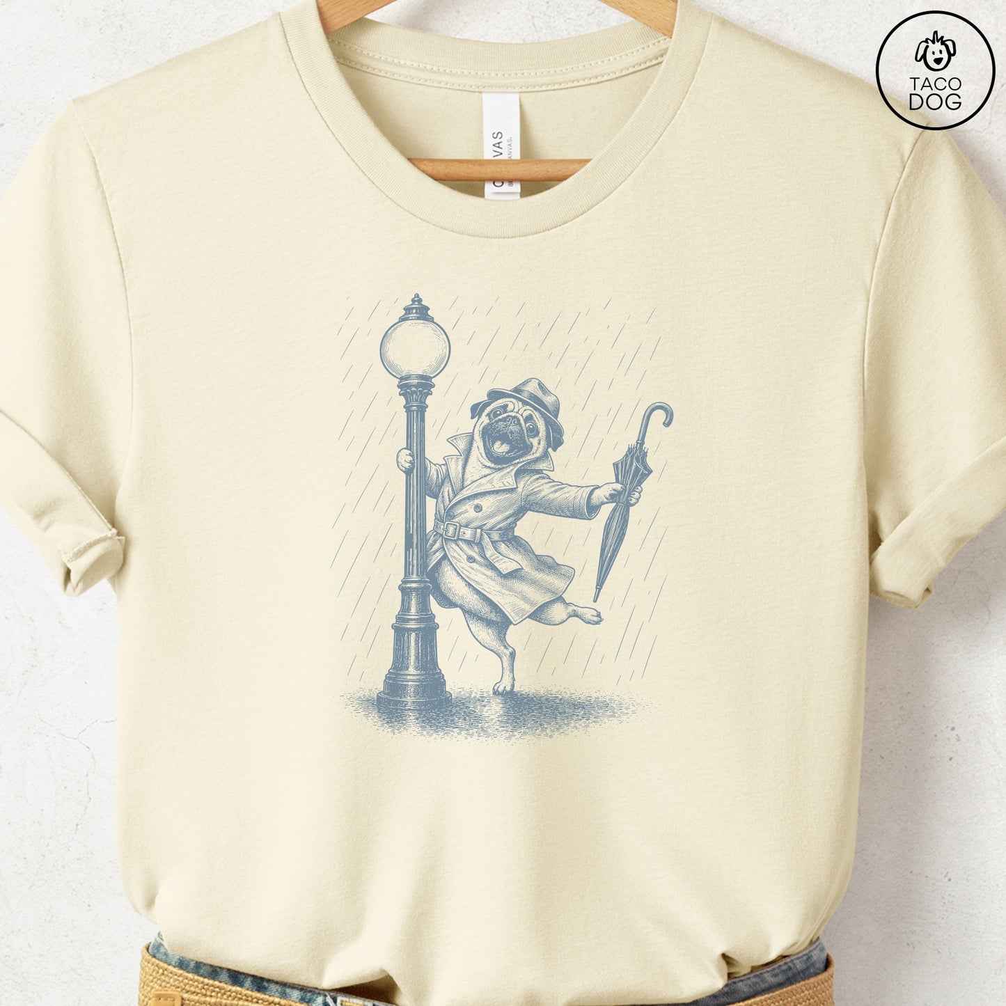 Pug Rain T-Shirt