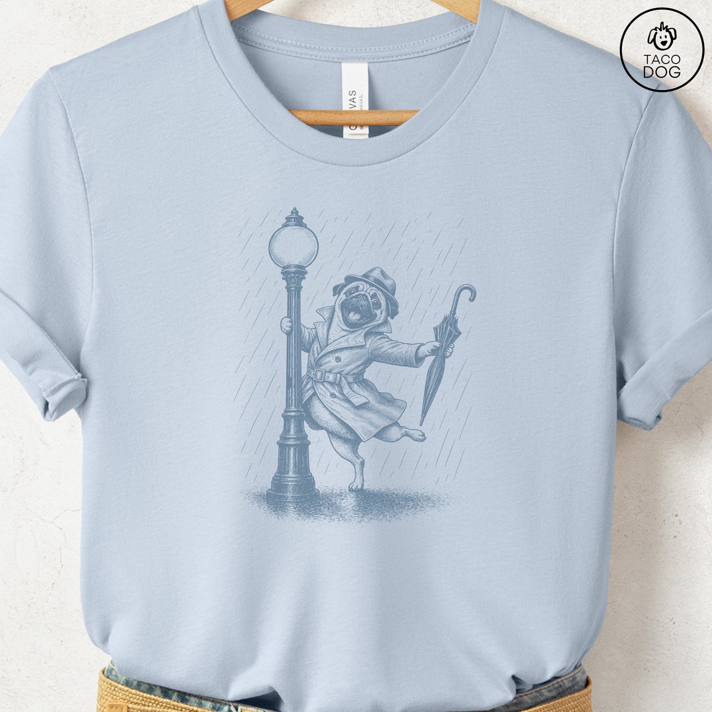 Pug Rain T-Shirt
