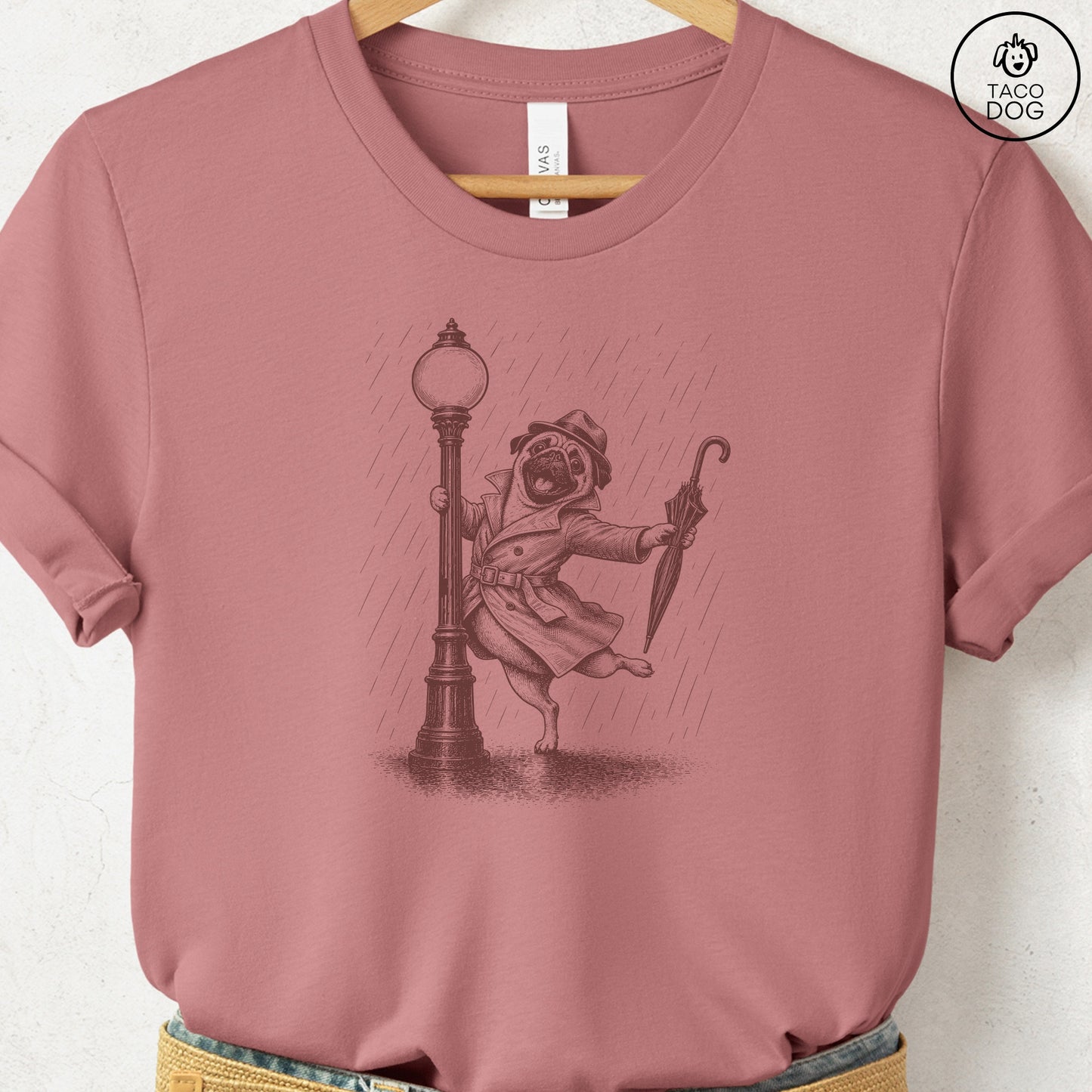 Pug Rain T-Shirt