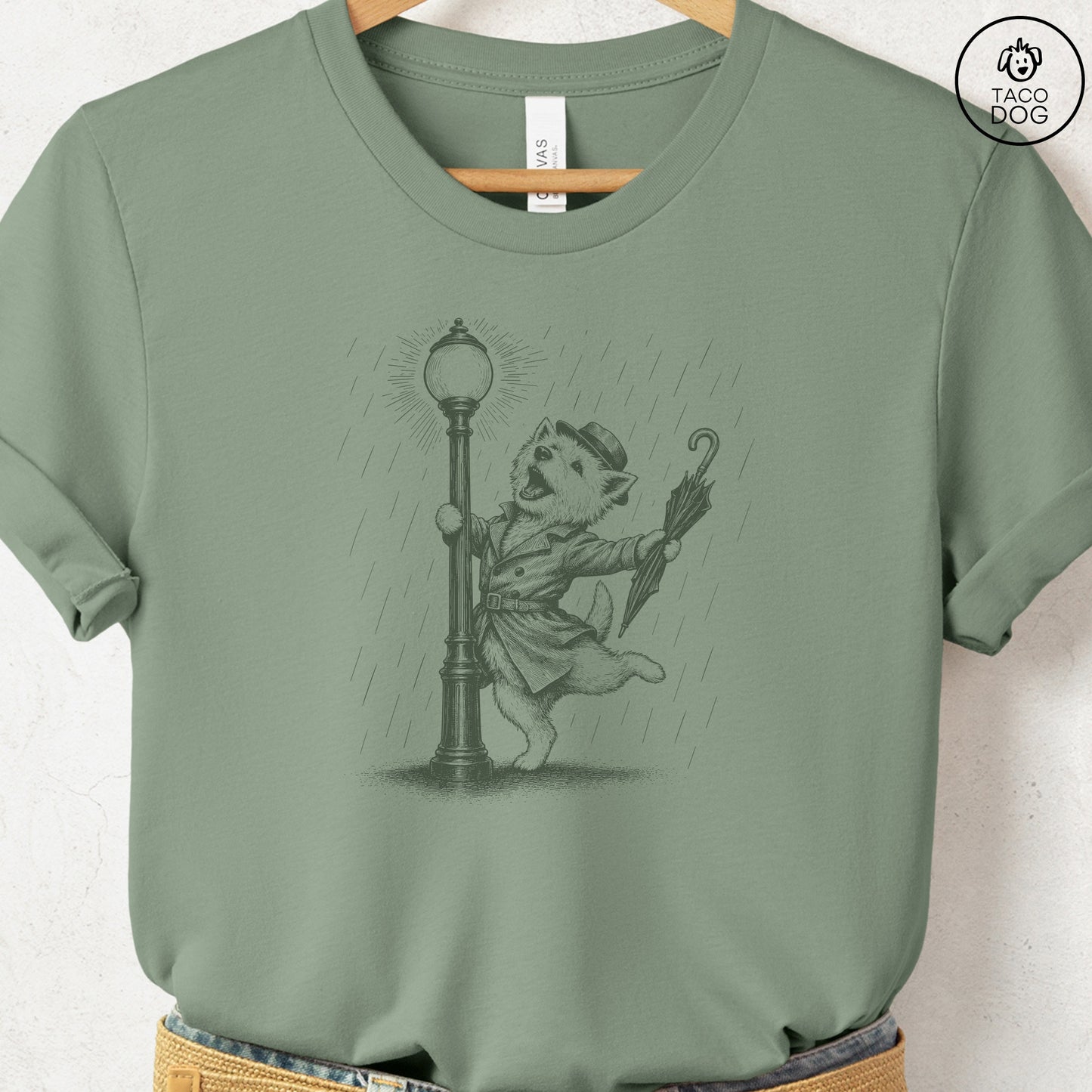 Westie Rain T-Shirt