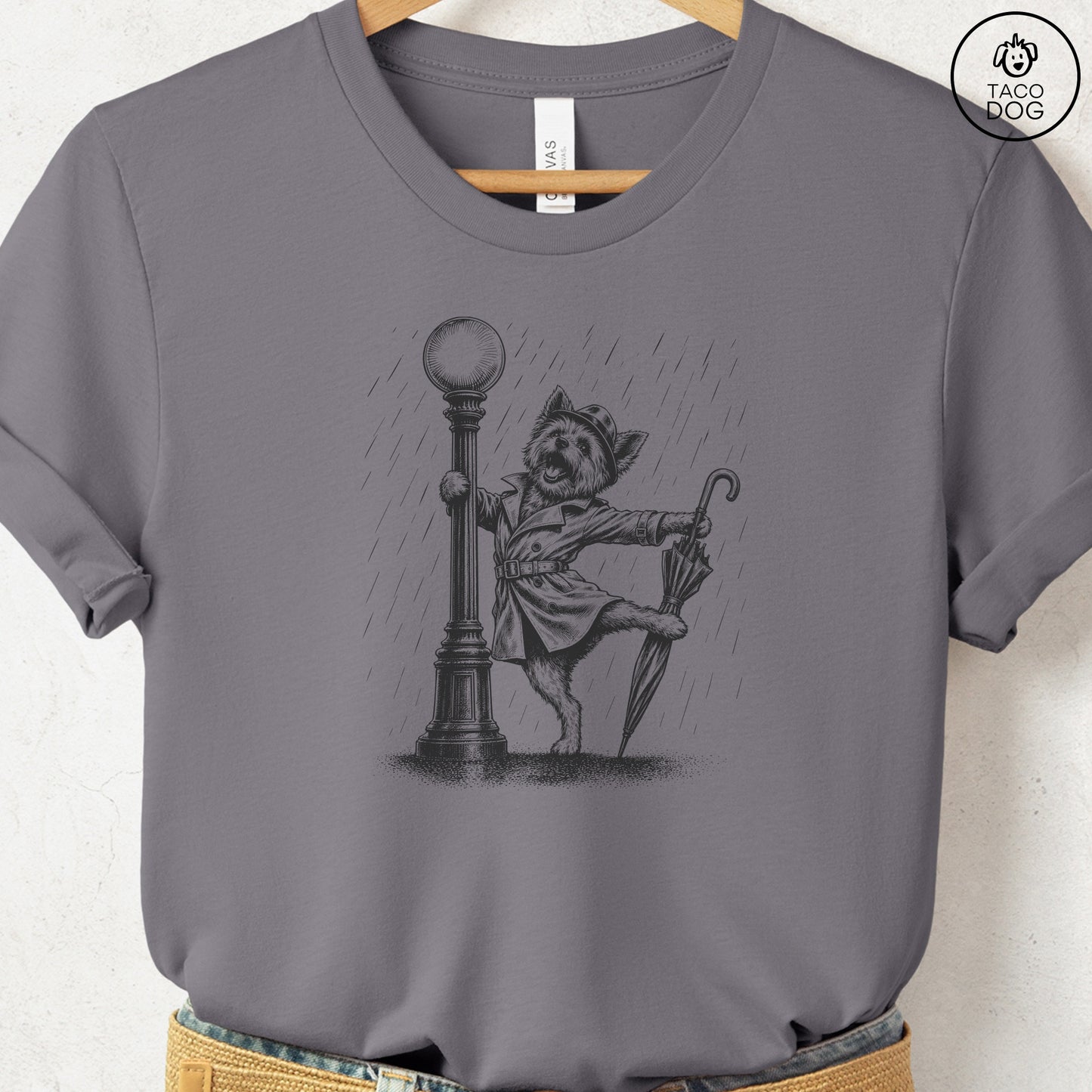 Yorkshire Terrier Yorkie Rain T-Shirt