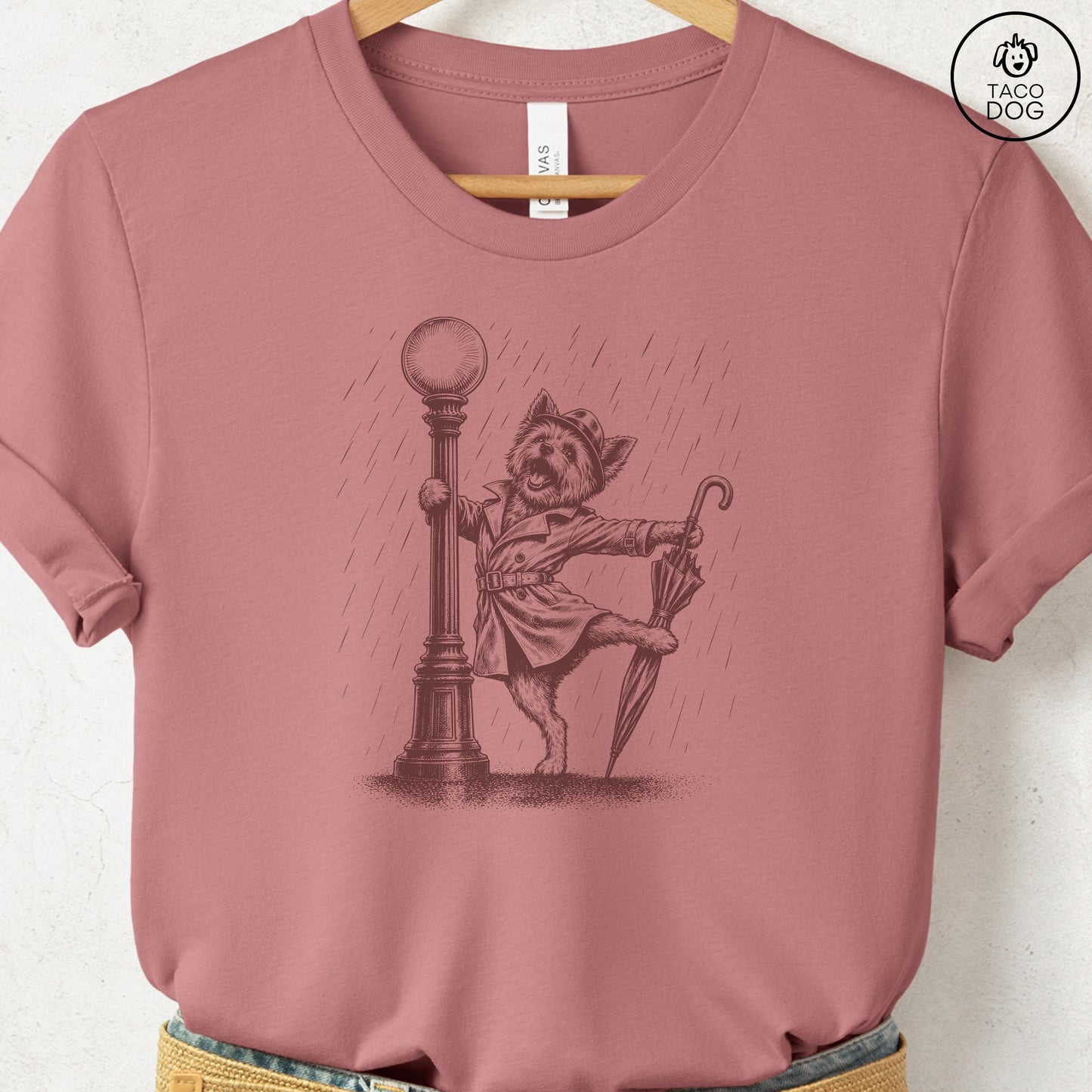 Yorkshire Terrier Yorkie Rain T-Shirt