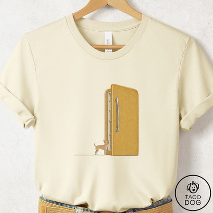 Chihuahua Refrigerator T-Shirt Natural Taco-Dog