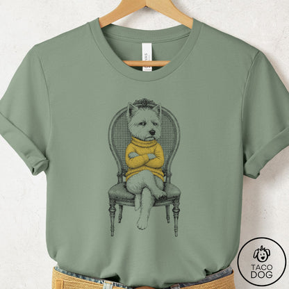 Westie Reluctant T-Shirt Sage Taco-Dog