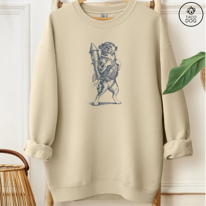 Australian Shepherd Rocket Dog Sweatshirt