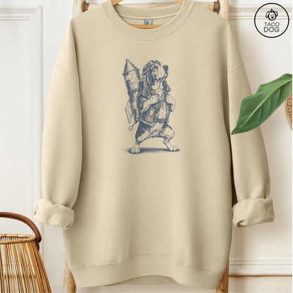 Basset Hound Rocket Dog Sweatshirt