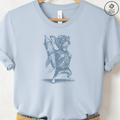 Chihuahua Rocket Dog T-Shirt