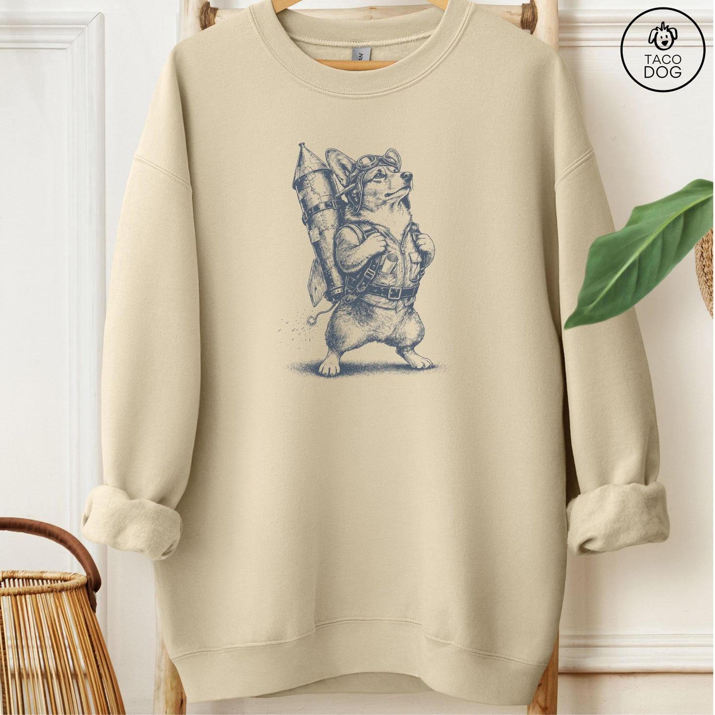 Corgi Rocket Dog Sweatshirt
