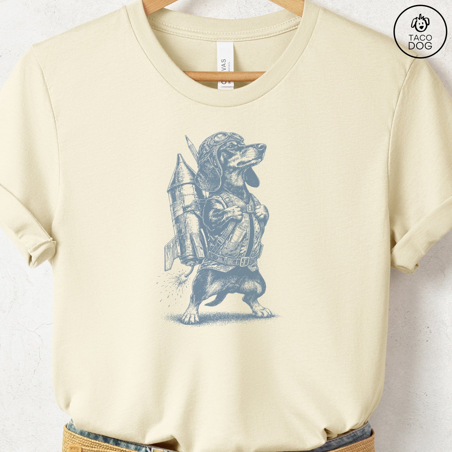 Dachshund Rocket Dog T-Shirt