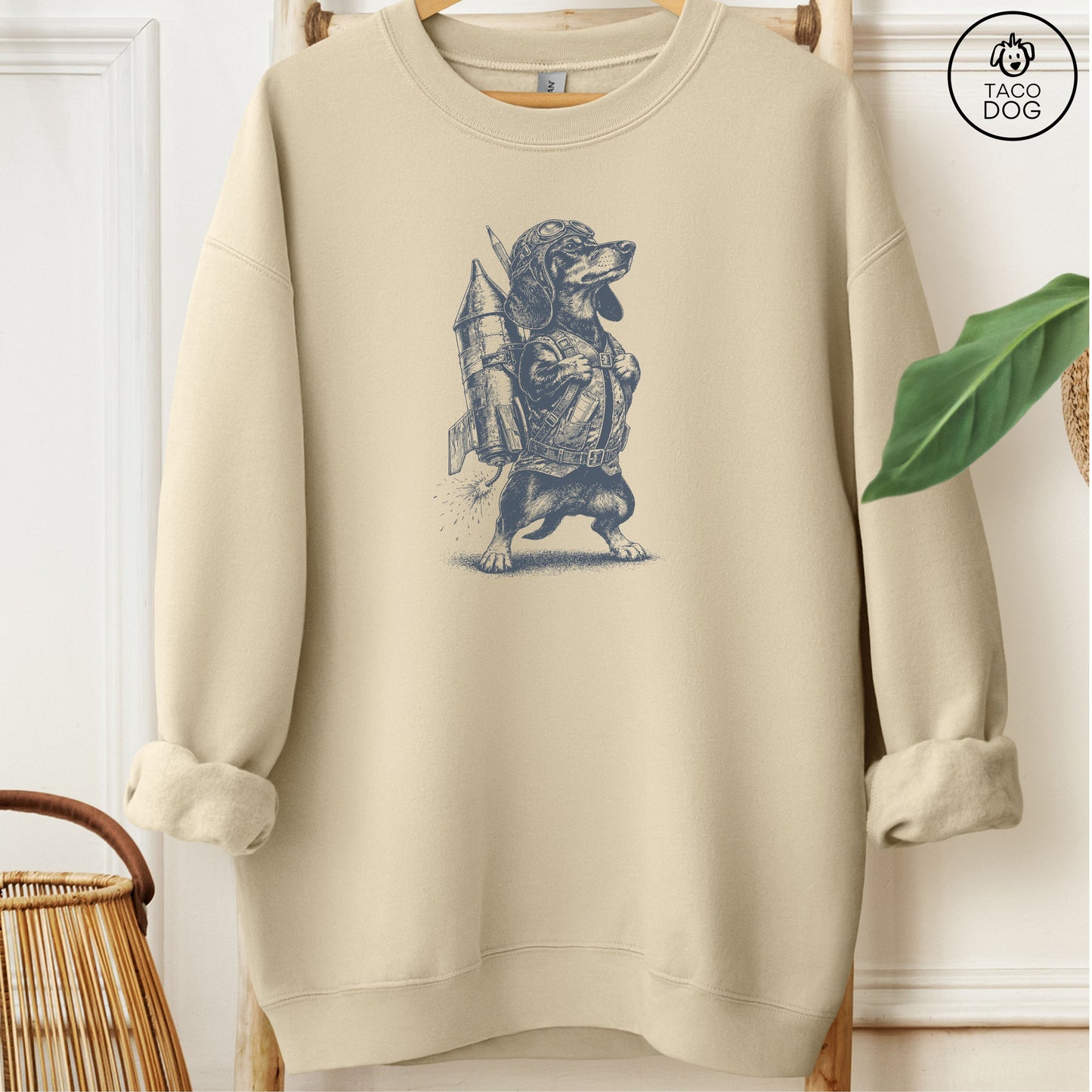 Dachshund Rocket Dog Sweatshirt