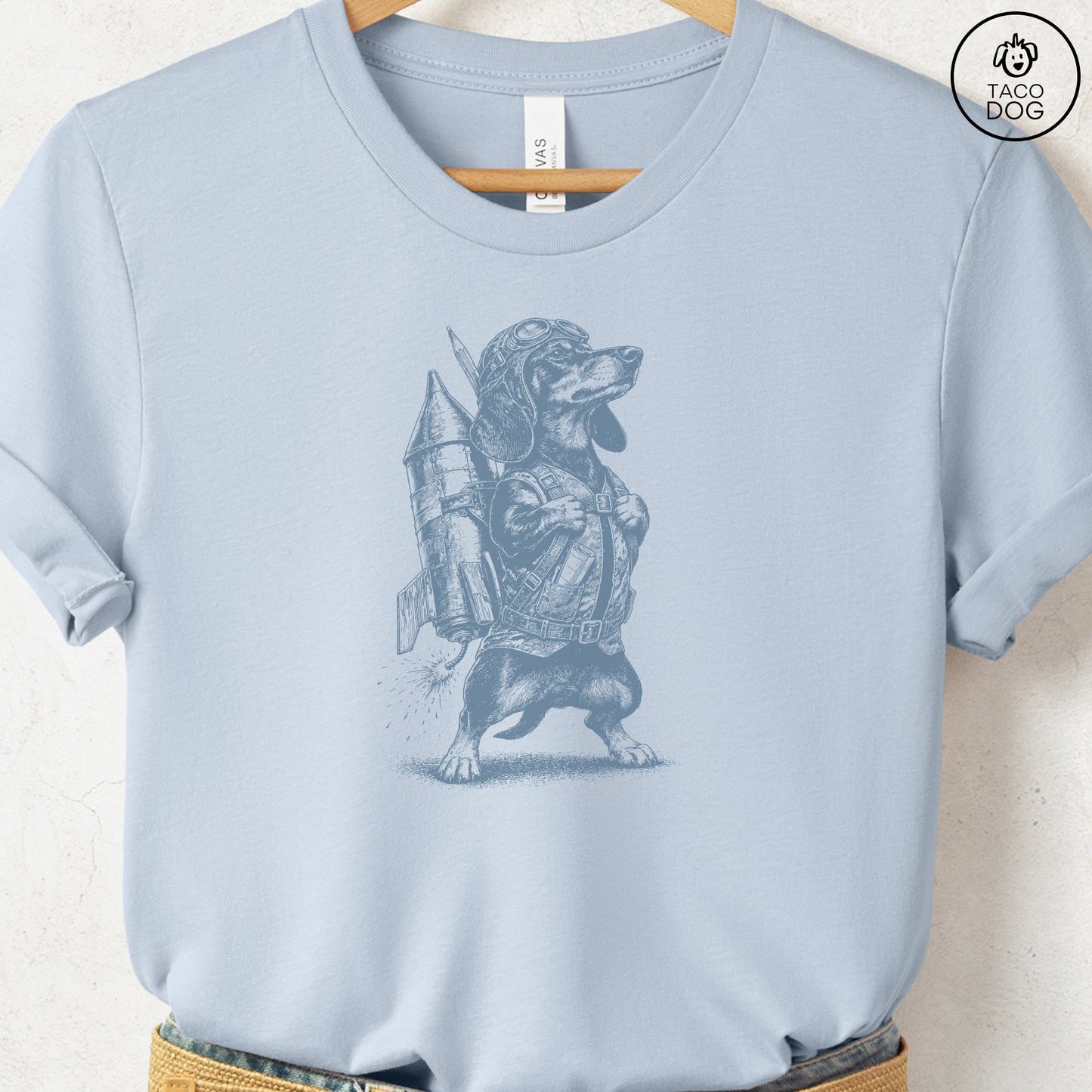 Dachshund Rocket Dog T-Shirt