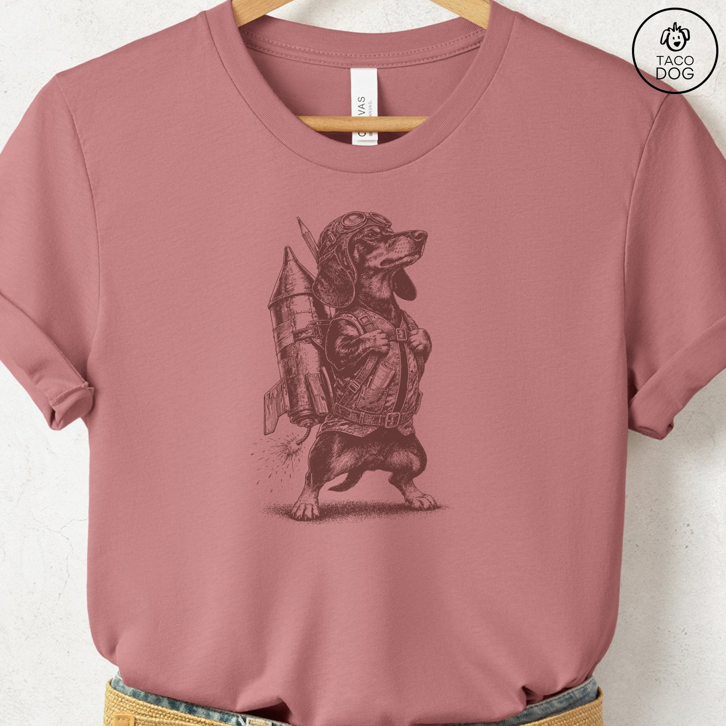 Dachshund Rocket Dog T-Shirt