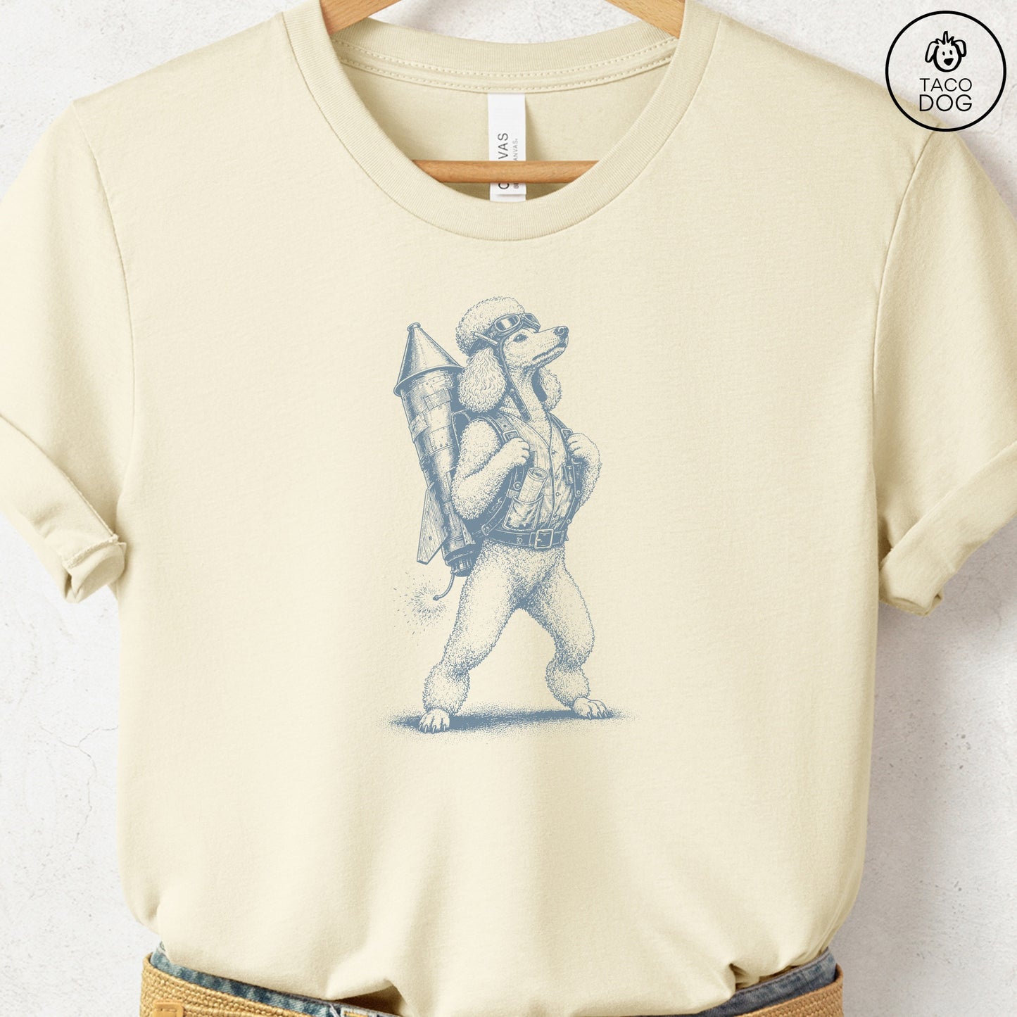 Poodle Rocket Dog T-Shirt