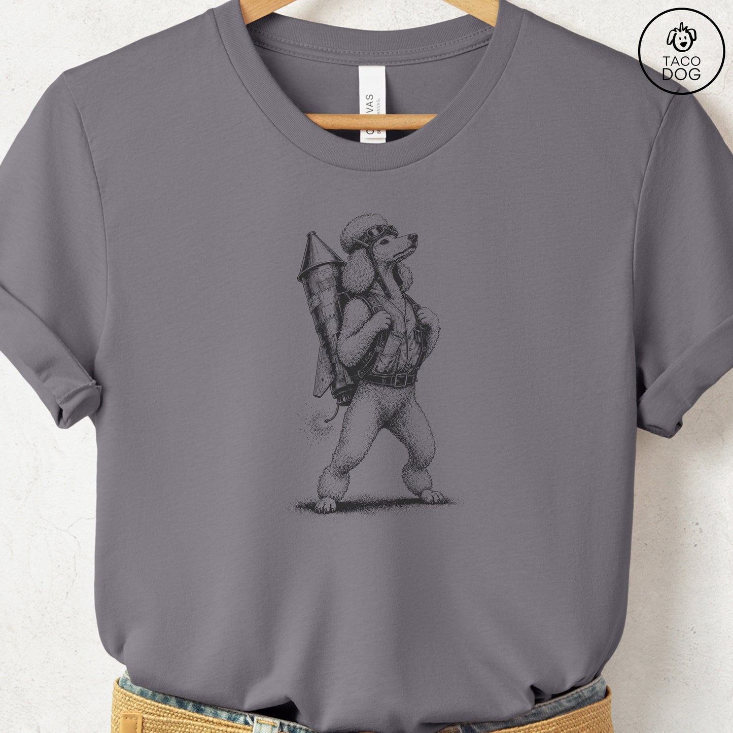 Poodle Rocket Dog T-Shirt
