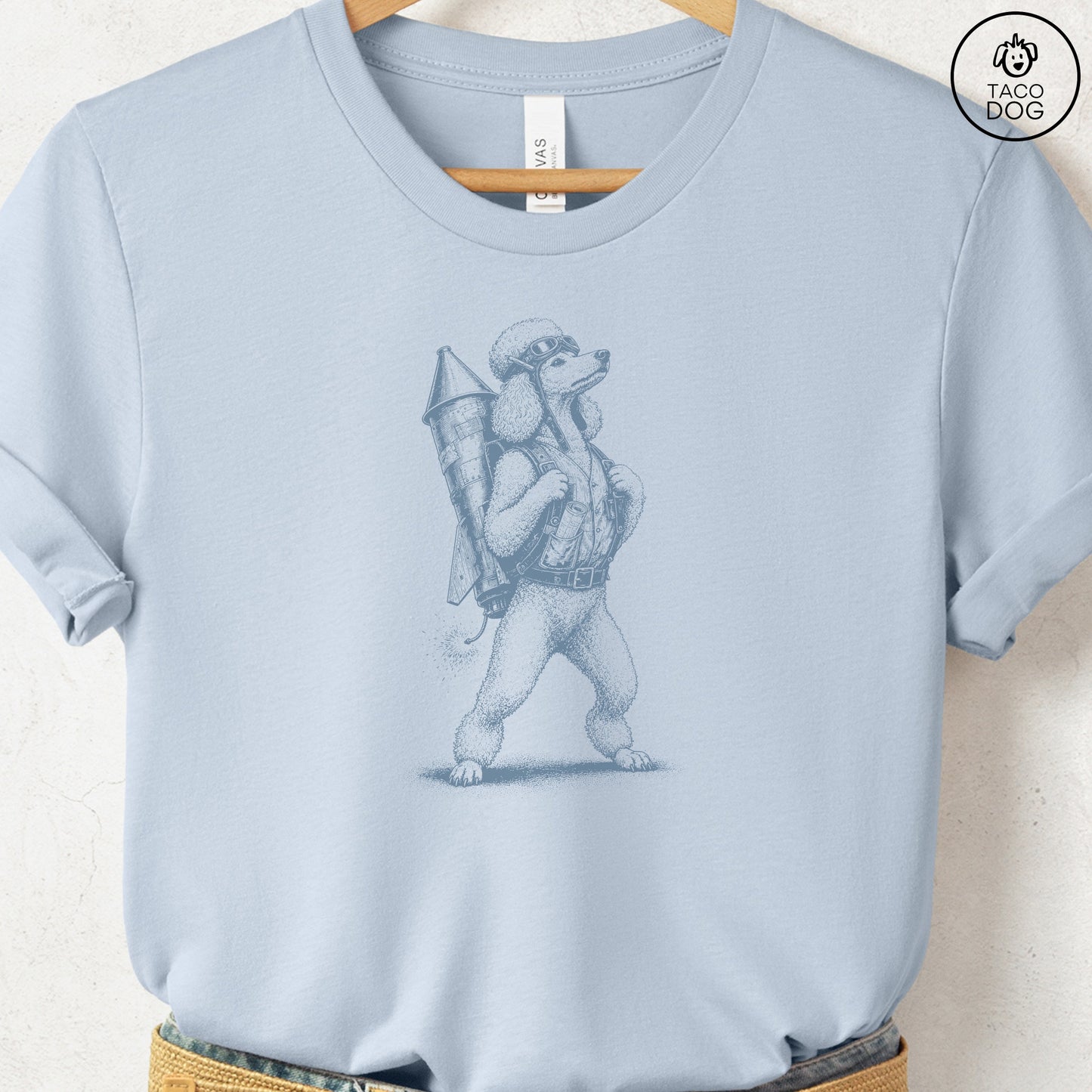 Poodle Rocket Dog T-Shirt