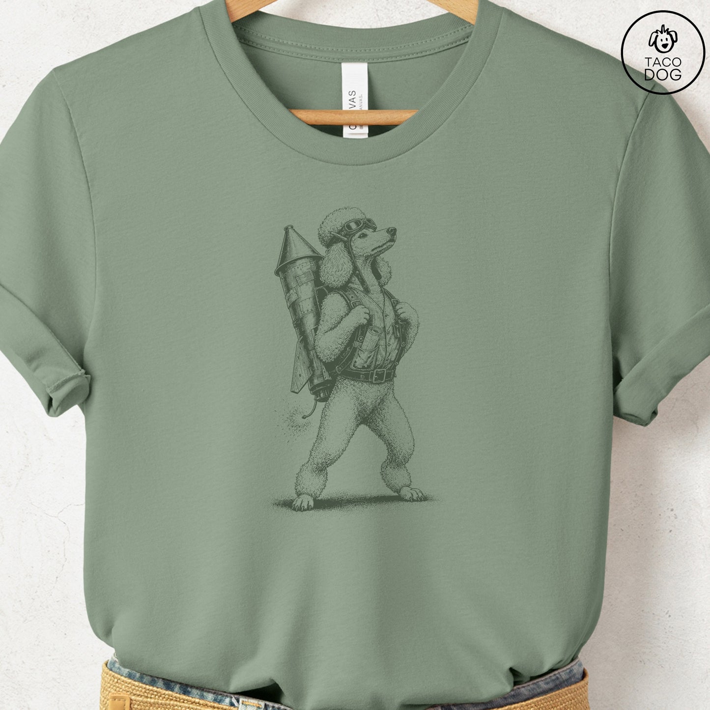 Poodle Rocket Dog T-Shirt
