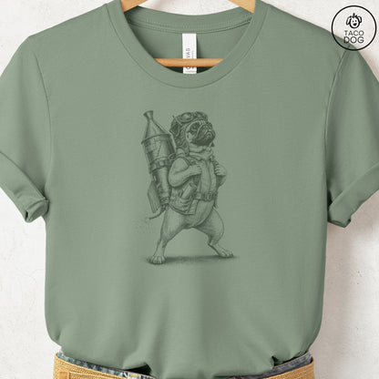 Pug Rocket Dog T-Shirt