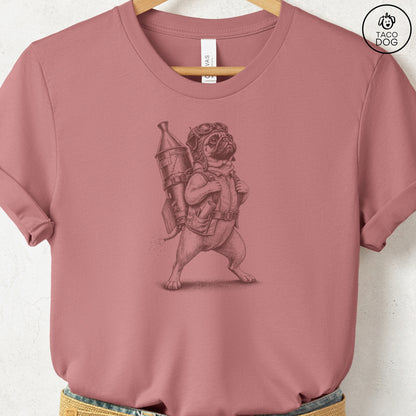 Pug Rocket Dog T-Shirt